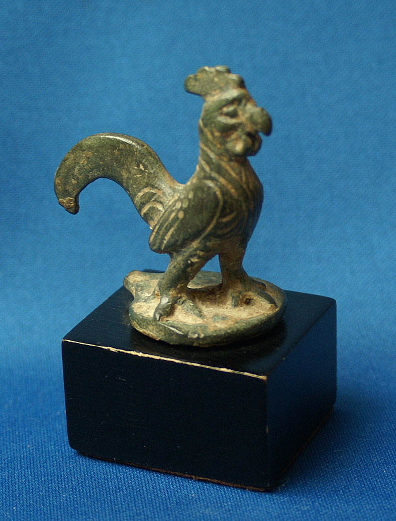 Bronze Statuette of Rooster - c 10th - 12th century AD