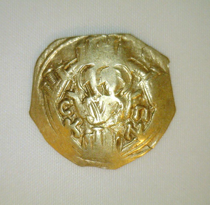 Gold Hyperpyron - Christ Crowning Emperors       c 1325-1334 AD