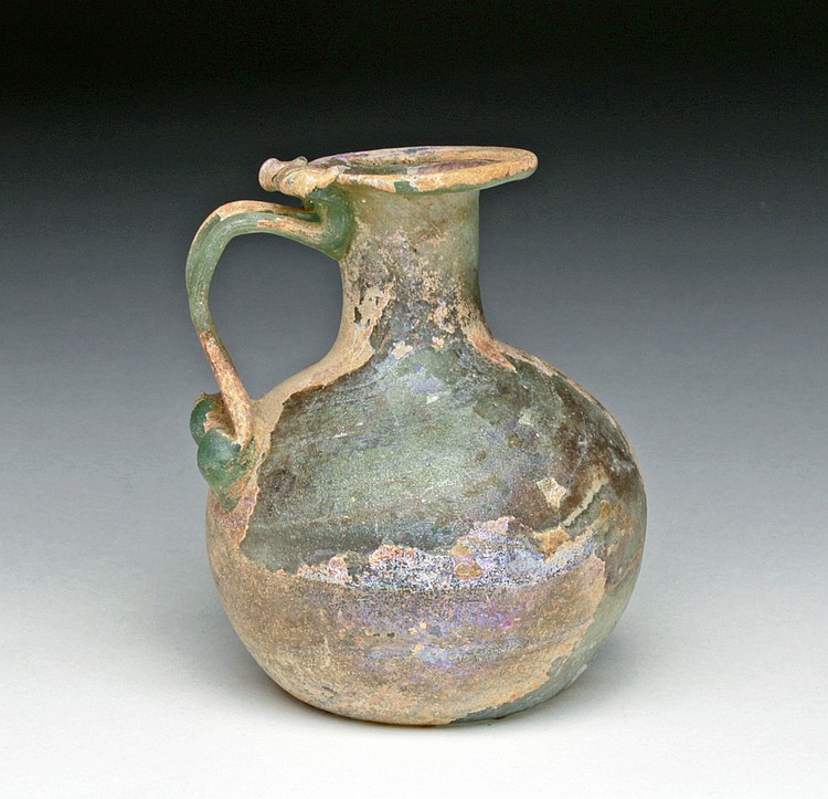 Ancient Roman Jug with Handle - c. 1st - 3rd Century AD