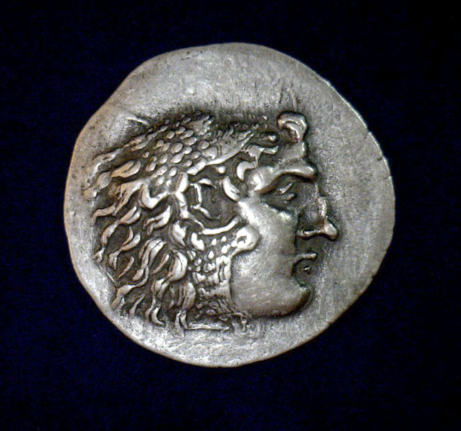 Ancient Greek Silver Tetradrachm: Heracles & Zeus with an Eagle