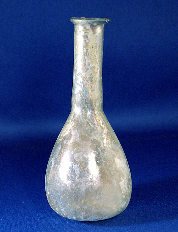 Ancient Roman Glass Unguentarium or ''Cosmetic Flask''