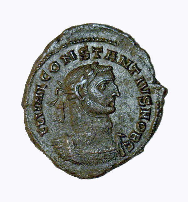 Ancient Bronze Coin, Constantius I Father, Constantine the Great
