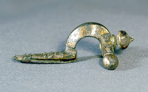 Gold-Plated Bronze ''Crossbow'' Fibula, Roman c. 4th Century AD