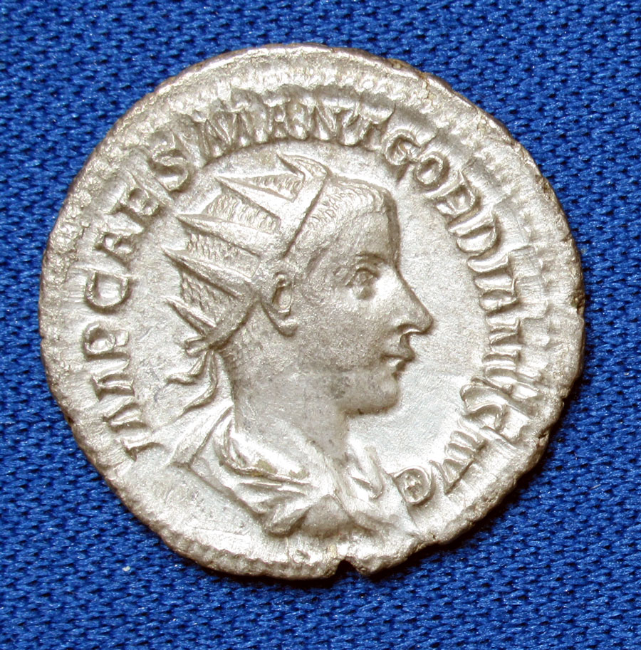 c 238-244 AD - GORDIAN III - Youngest Roman Emperor, 13 years!