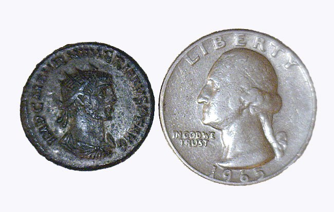 Billon Silver Double Denarius - Ancient Rome, NUMERIAN