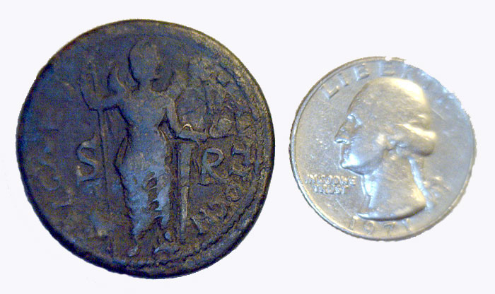 Bronze Coin - AE34 - Roman Colonial Issue - GETA c. 209-212 AD