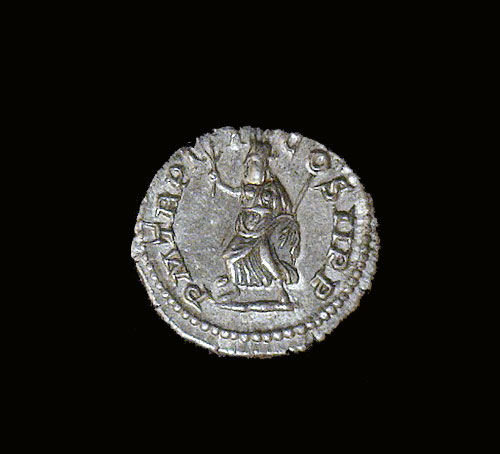 Ancient Roman Silver Denarius - Elagabalus, c. 218-222 AD
