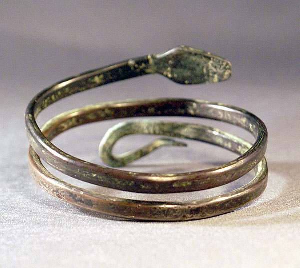 Ancient Greek Silver Snake Bracelet, c. 3rd2nd Cent BC [PA3349] 0.