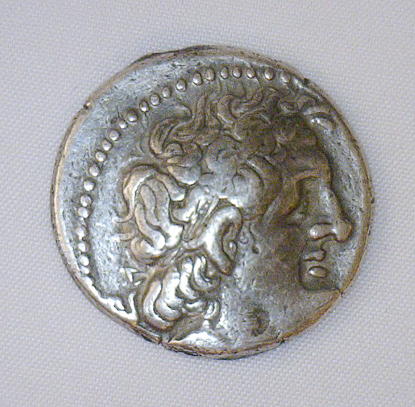 Ancient Silver Tetradrachm c. 285-246 BC - PTOLEMY II & EAGLE