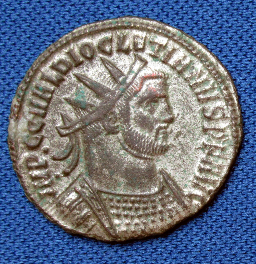 c 284-305 AD - DIOCLETIAN - Silvered Bronze Double-Denarius