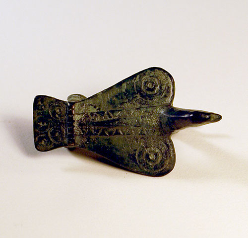 Ancient Roman Bronze Eagle Brooch, c. 2nd Cent AD