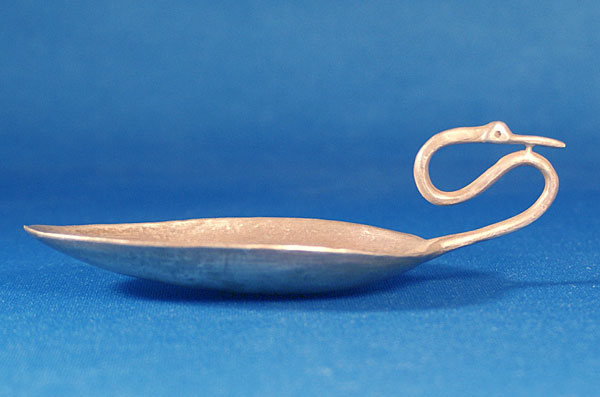 Swan-Handled Solver Spoon, Ancient Roman c. 4th Cent AD