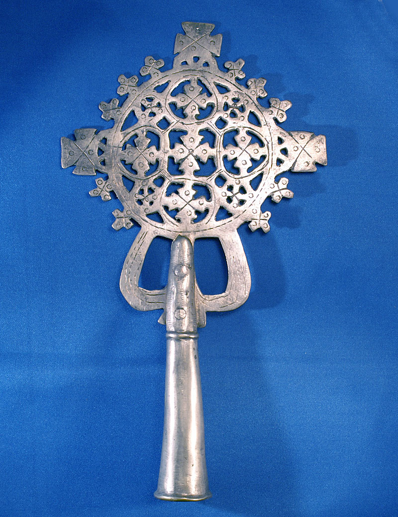Antique Ethiopic Processional Cross, c. early-mid 1900's