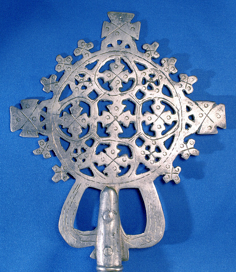 Antique Ethiopic Processional Cross, c. early-mid 1900's