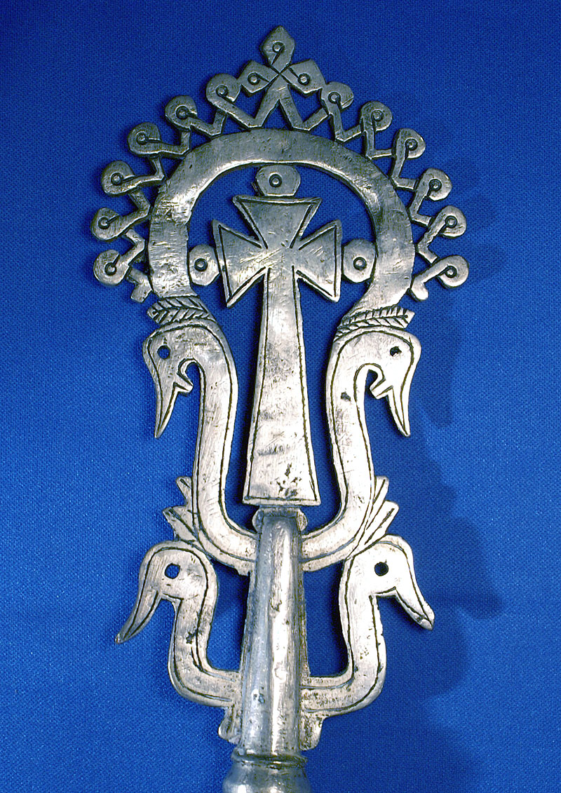 Antique Ethiopic Processional Cross, c. late 1800's