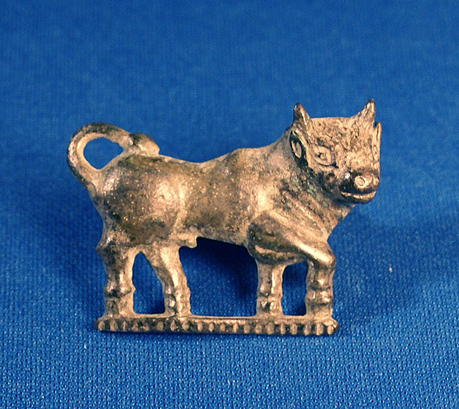 Bronze Roman Fibula - Bull Brooch, c. 2nd Century AD