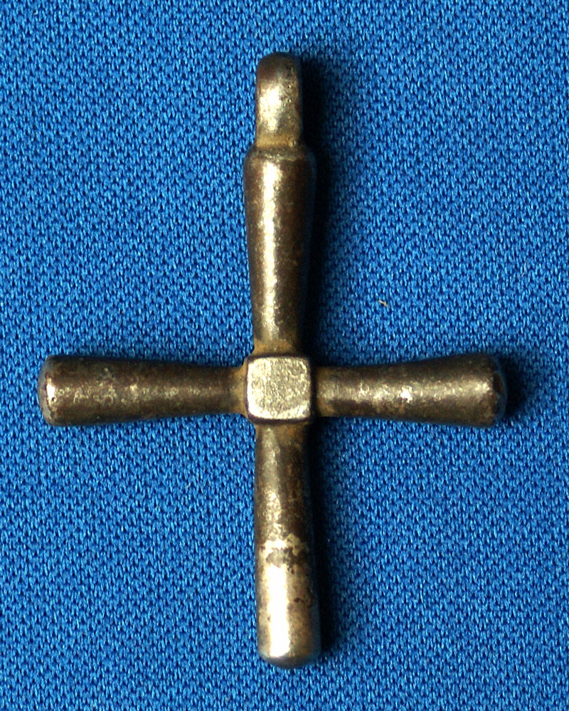 Early Christian Silver Cross - c 6th - 9th Century AD