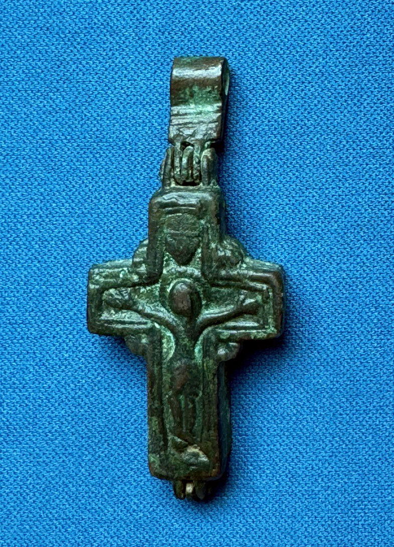 c 11th - 12th century AD Christian Reliquary Cross