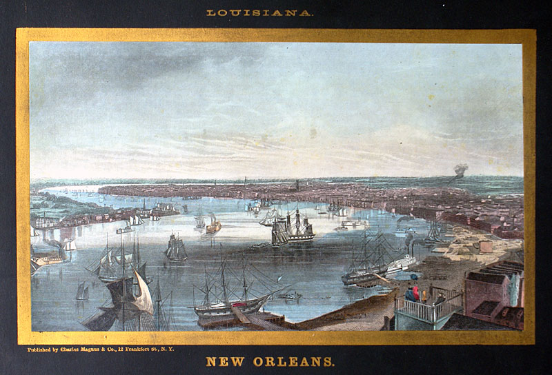 VIEW OF NEW ORLEANS,  IN THE 1850â€™s